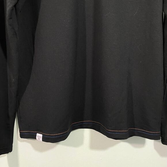 MLB New York Mets Black Member Only Quarter Zip Pullover Top Size L - Picture 4 of 10